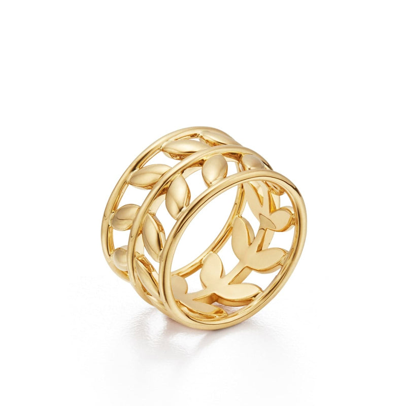 Temple St Clair Jewelry - 18K Vine Ring | Manfredi Jewels