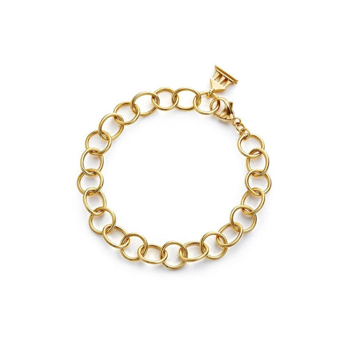 Temple St Clair Jewelry - 18K YELLOW GOLD ARNO LINK BRACELET | Manfredi Jewels