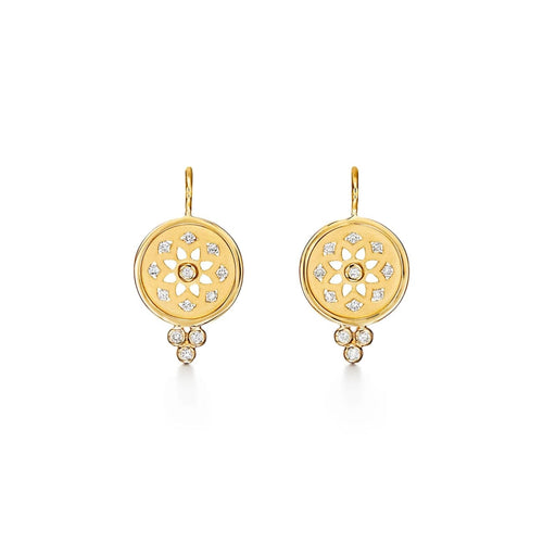 Temple St Clair Jewelry - 18KT YELLOW GOLD MANDALA EARRINGS | Manfredi Jewels