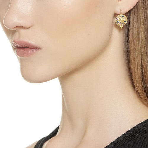 Temple St Clair Jewelry - 18KT YELLOW GOLD SORCERER EARRINGS | Manfredi Jewels