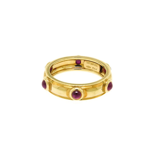 Tiffany & Co. - Estate Jewelry Ruby Yellow Gold Ring | Manfredi Jewels