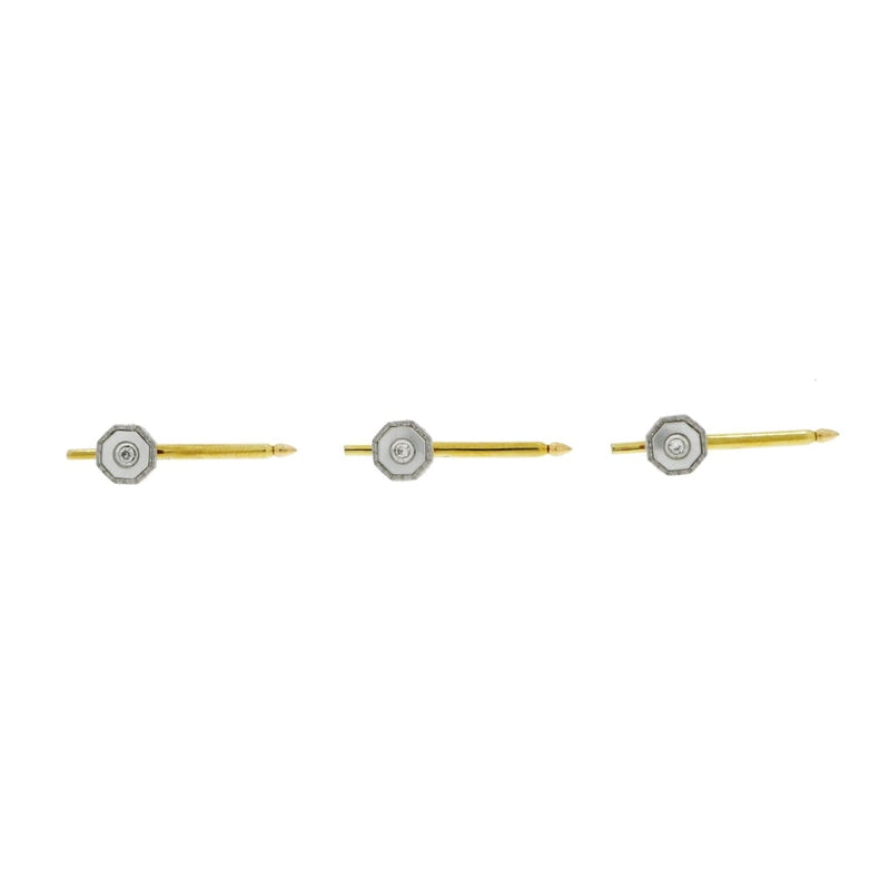 Tiffany & Co. - Estate Jewelry Estate Jewelry - Vintage Tiffany & Co. Cufflinks & Studs Dress Set | Manfredi Jewels