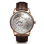 Trilobe New Watches - Les Matinaux Rose Gold Sunray Silver LM07AS | Manfredi Jewels