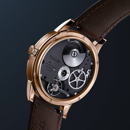 Trilobe New Watches - Les Matinaux Rose Gold Sunray Silver - LM07AS | Manfredi Jewels