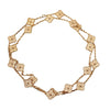 Van Cleef & Arpels Estate Jewelry - 18K Rose Gold Motiv Alhambra Necklace | Manfredi Jewels