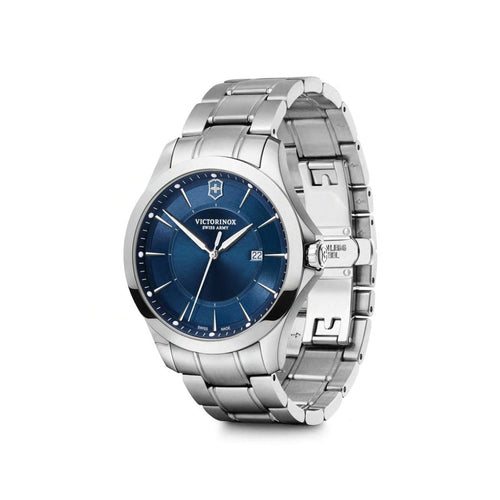 Victorinox Swiss Army Watches - 40mm Steel Alliance with Blue Dial | Manfredi Jewels