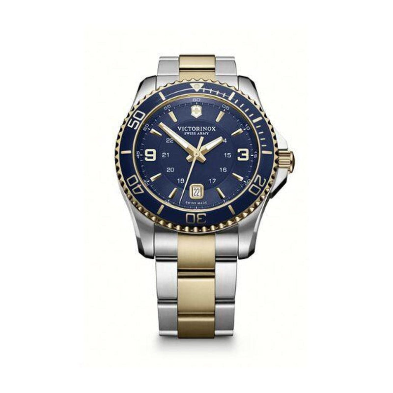 Victorinox Swiss Army Watches - 43MM STEEL & YELLOW GOLD PLATED MAVERICK | Manfredi Jewels