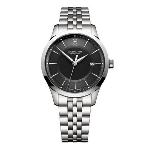 Victorinox Swiss Army Alliance Black Dial Stainless Steel Watch