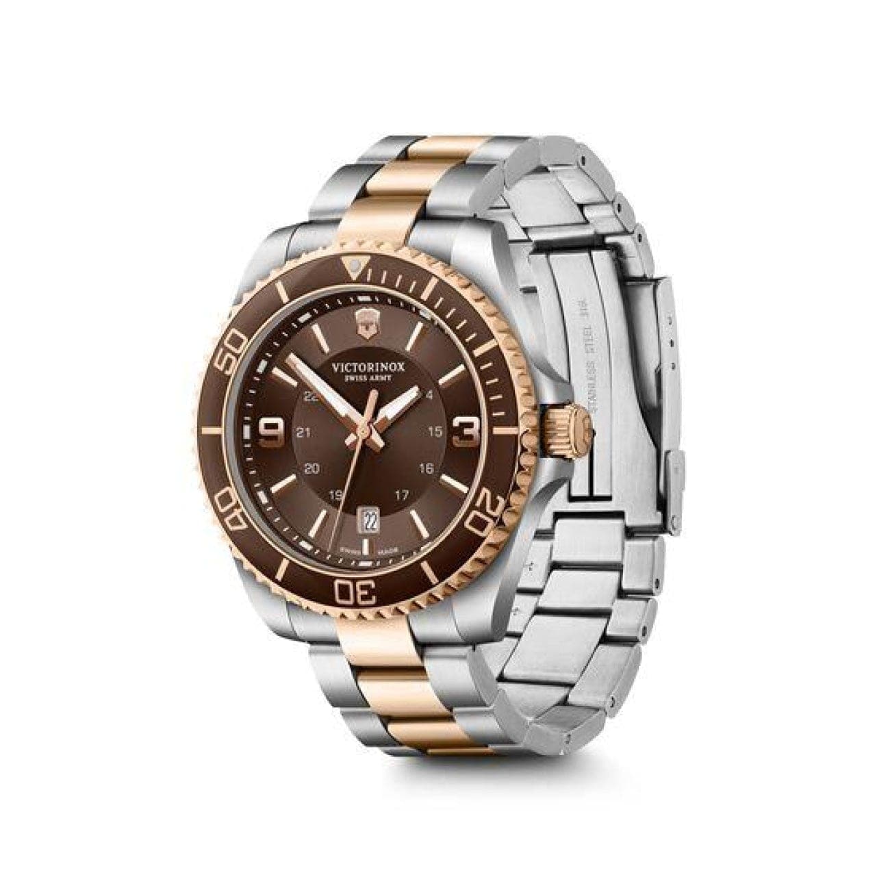 Victorinox rose gold watch new arrivals