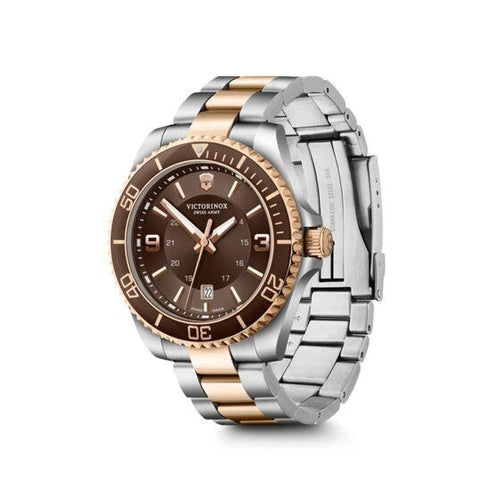 Victorinox Swiss Army Watches - STEEL & ROSE GOLD PLATED MAVERICK | Manfredi Jewels