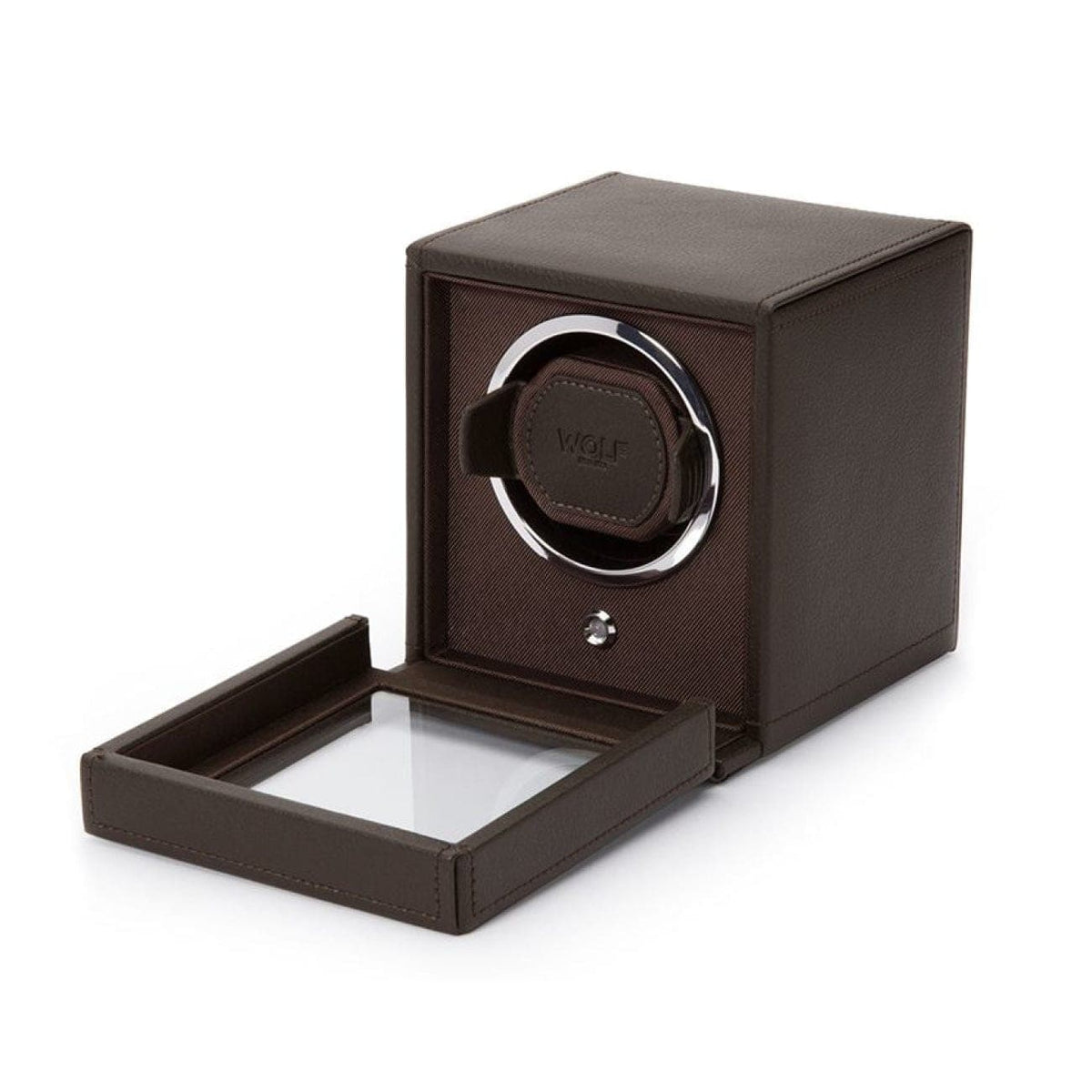 Wolf Watch Winder - Cub Single Watch Winder With Cover | Manfredi Jewels