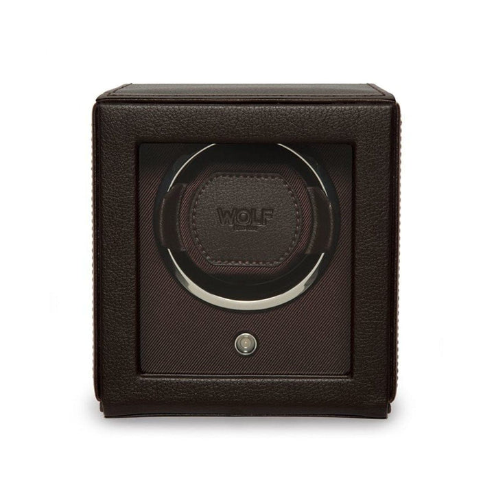 Wolf Watch Winder - Cub Single Watch Winder With Cover | Manfredi Jewels