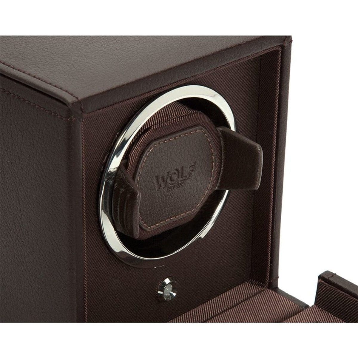 Wolf Watch Winder - Cub Single Watch Winder With Cover | Manfredi Jewels