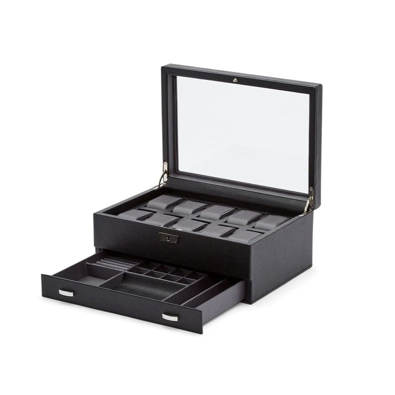 Wolf Accessories - Viceroy 10Pc Watch Box W/ Drawer | Manfredi Jewels