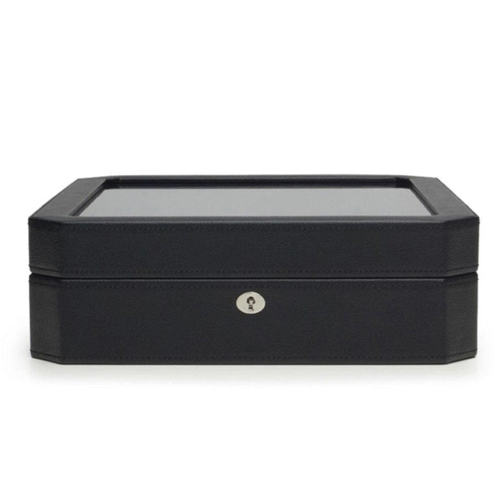 Wolf Accessories - WINDSOR 10 PIECE WATCH BOX - Black | Manfredi Jewels