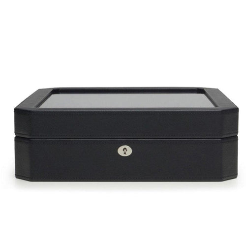 Wolf Accessories - WINDSOR 10 PIECE WATCH BOX Black | Manfredi Jewels