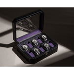 Wolf Accessories - WINDSOR 10 PIECE WATCH BOX Purple | Manfredi Jewels