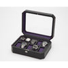 Wolf Accessories - WINDSOR 10 PIECE WATCH BOX Purple | Manfredi Jewels