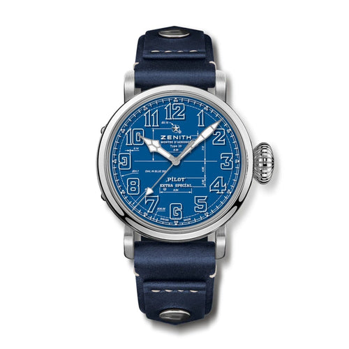 Zenith Watches - PILOT TYPE 20 BLUEPRINT | Manfredi Jewels